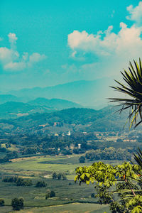 Scenic view of landscape against sky
