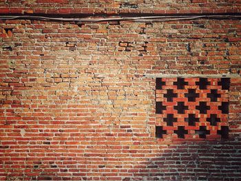 Full frame shot of brick wall