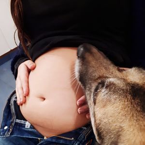 Pregnancy and doggy love