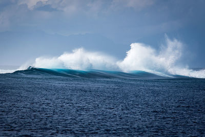 Panoramic view of sea against sky