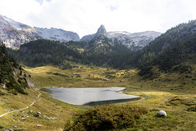 Funtensee lake at kärlingerhaus, berchtesgaden national park