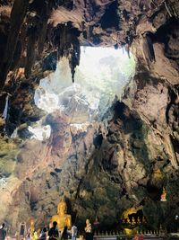 Panoramic view of rock formation