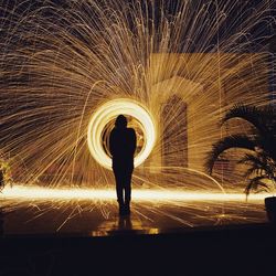 Blurred motion of tunnel