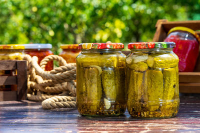 Close-up of coins on table