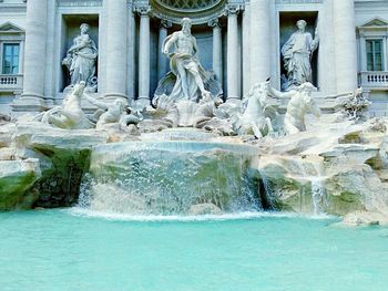 View of fountain in front of building