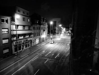 City street at night