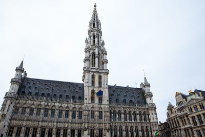 Low angle view of historical building against sky