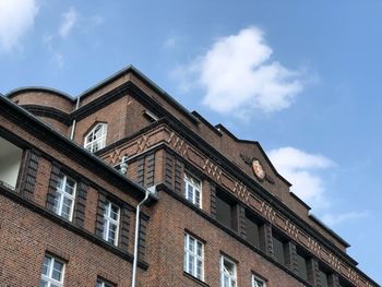 Low angle view of building against sky