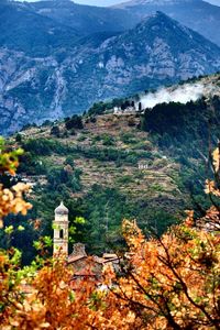 Scenic view of mountains