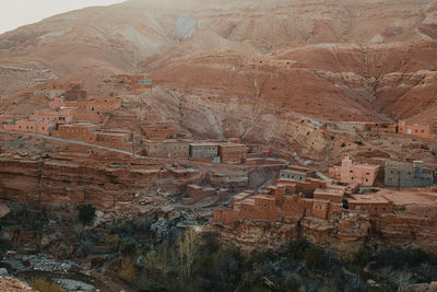 High angle view of townscape