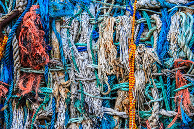 Full frame shot of rope