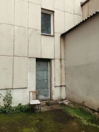 View of abandoned building