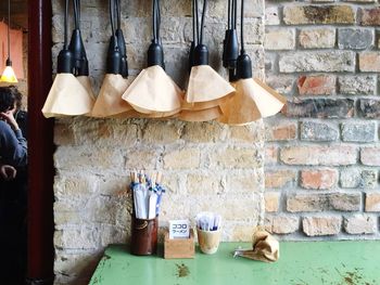 Close-up of container on table