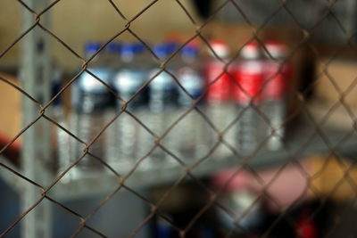 Full frame shot of chainlink fence