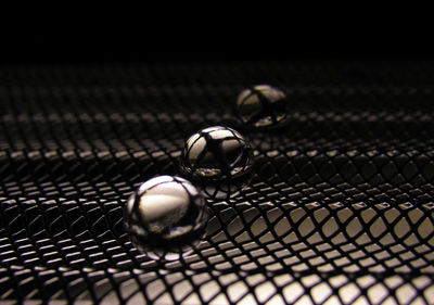 High angle view of electric on table