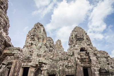 Low angle view of a temple