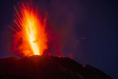 Stromboli eruption