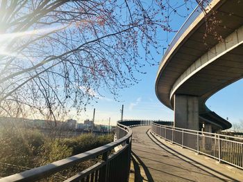 Bridge against clear sky