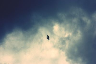 Low angle view of cloudy sky