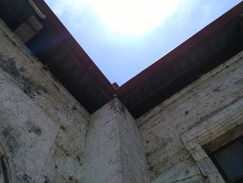 Low angle view of building against sky