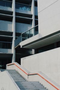 Low angle view of staircase of building