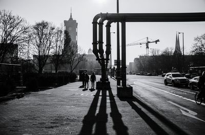 View of city street