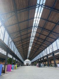 Low angle view of the brussels ancient port warehouse 