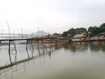 Scenic view of river against sky