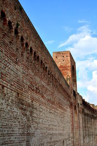 Low angle view of historical building against sky