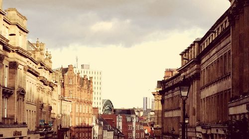 Panoramic view of city against sky