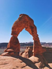 View of rock formations