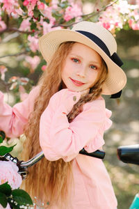 Portrait of smiling girl