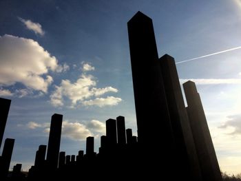 Low angle view of building against sky