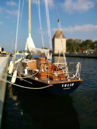 Boats in calm sea