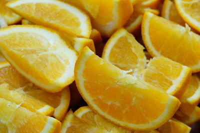 Full frame shot of oranges