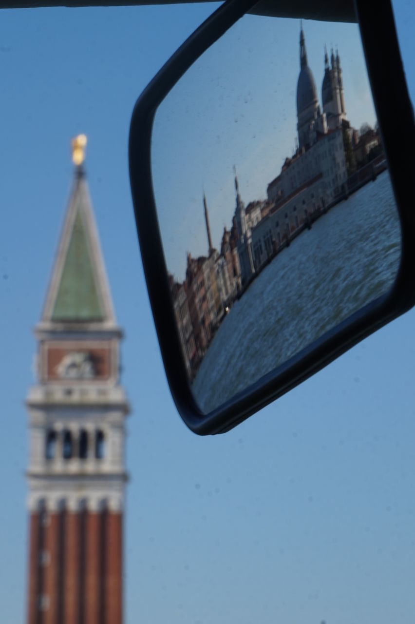 CLOCK TOWER IN CITY