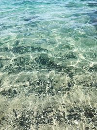 Full frame shot of rippled water