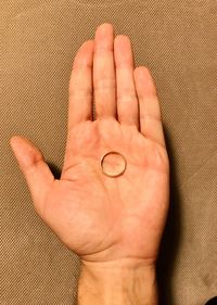 Close-up of human hand