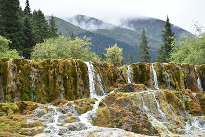 View of waterfall