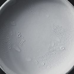 Close-up of water drops on glass