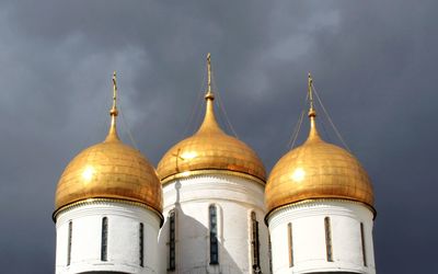 Low angle view of cathedral against sky