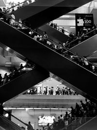 People at subway station