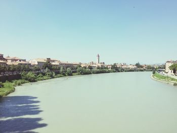 River with buildings in background