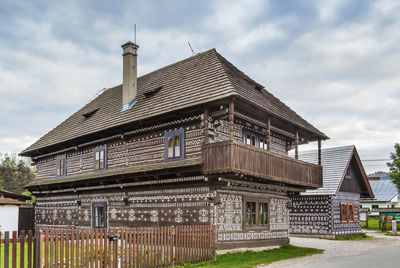 First folk architecture reserve in the world in cicmany, slovakia