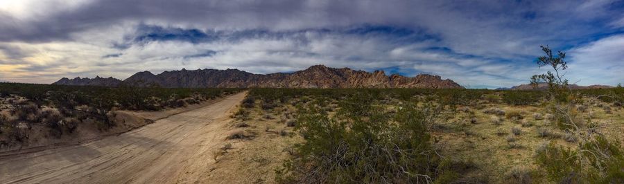 Panoramic view of landscape against sky