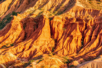 Rock formations in a desert