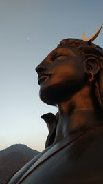 Low angle view of statue