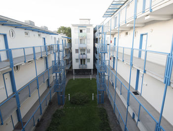 Housing estate in the city, living in a urban residential area