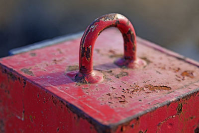 Close-up of rusty metal