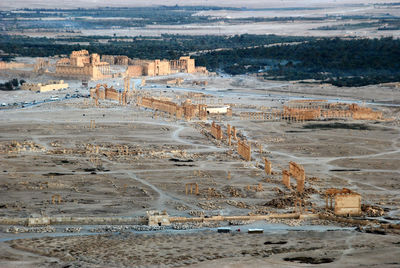 Palmyra, syria. high angle view .